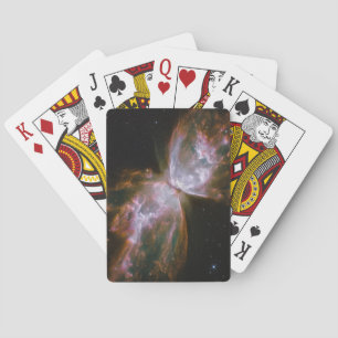 Jeu De Cartes Nébuleuse planétaire formée par papillon