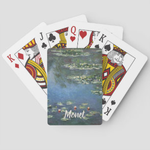 Jeu De Cartes Nénuphars de Claude Monet, Fleurs Vintages