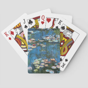 Jeu De Cartes Nénuphars de Claude Monet, Impressionnisme Vintage
