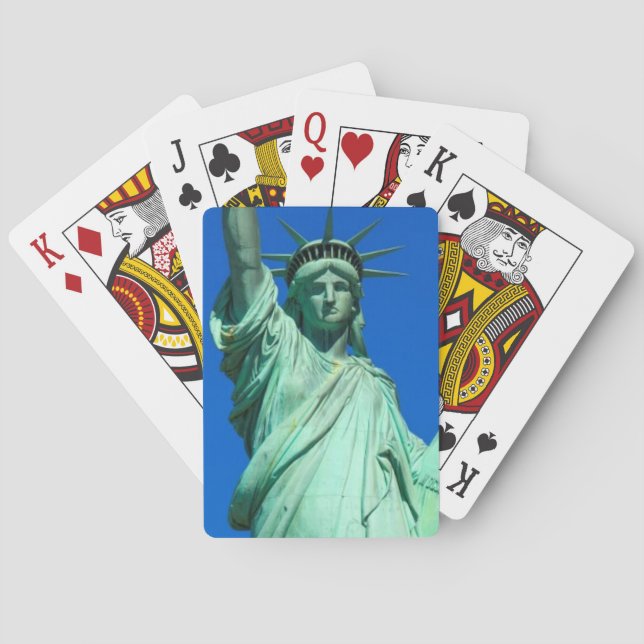 Jeu De Cartes New York, statue de la liberté (dos)