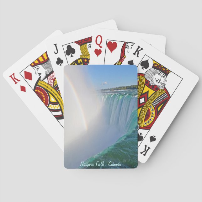 Jeu De Cartes Niagara Falls Horseshoe Falls & Rainbow (dos)