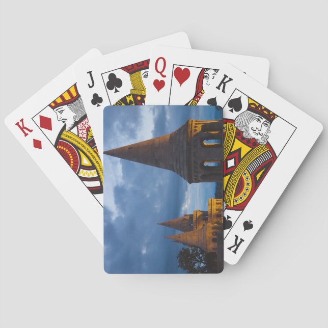 Jeu De Cartes Night view of Fisherman's Bastion, Castle Hil (dos)