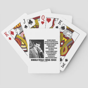 Jeu De Cartes Nikola Tesla Courants alternatifs Nature mécanique