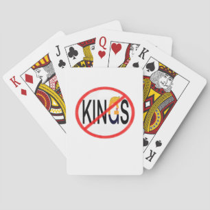 Jeu De Cartes No Kings Anti Classic Minimal Clean