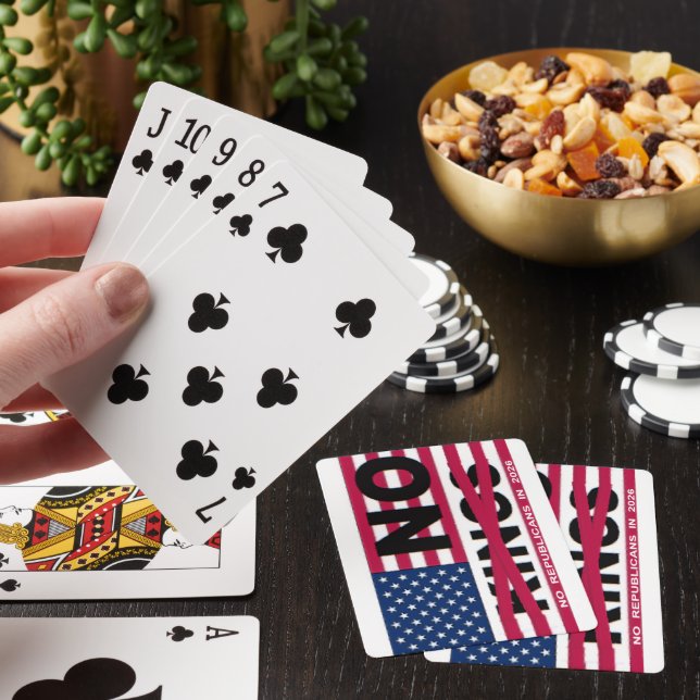 Jeu De Cartes "NO kings" Classic Playing Cards (In Situ)