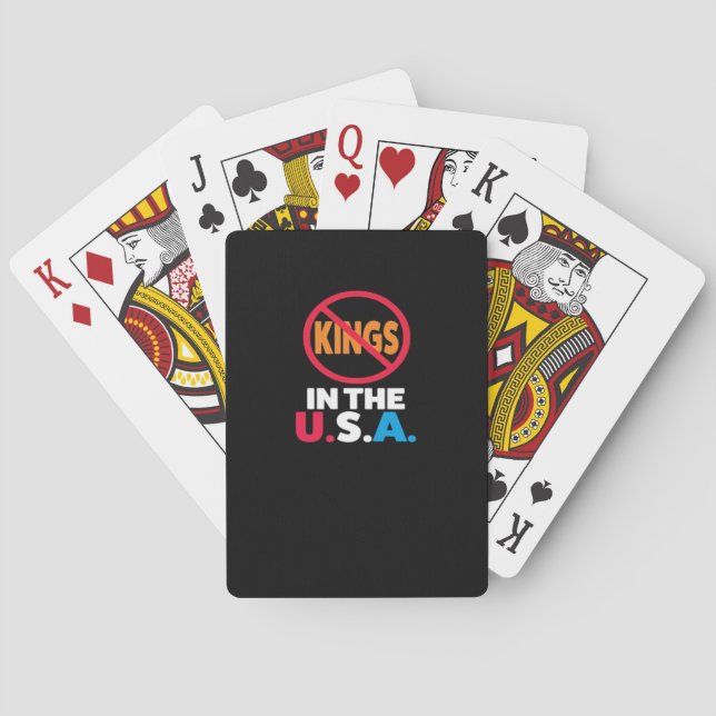 Jeu De Cartes No Kings In The USA (dos)