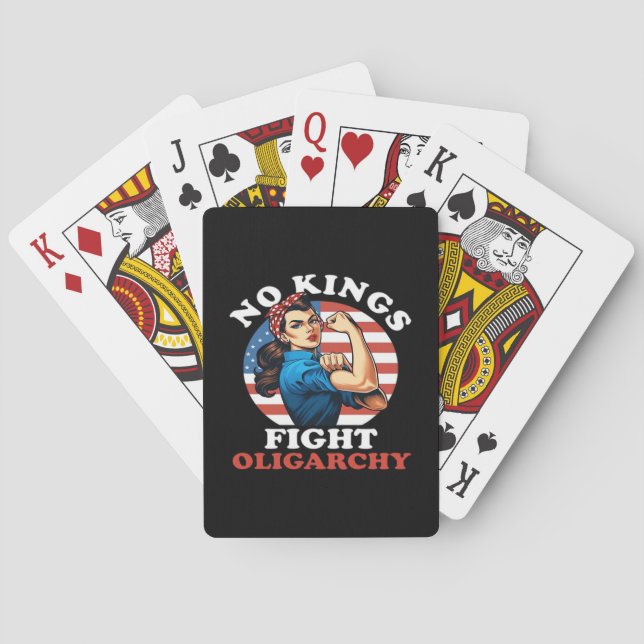 Jeu De Cartes No Kings Oligarchy Retro Classic (dos)