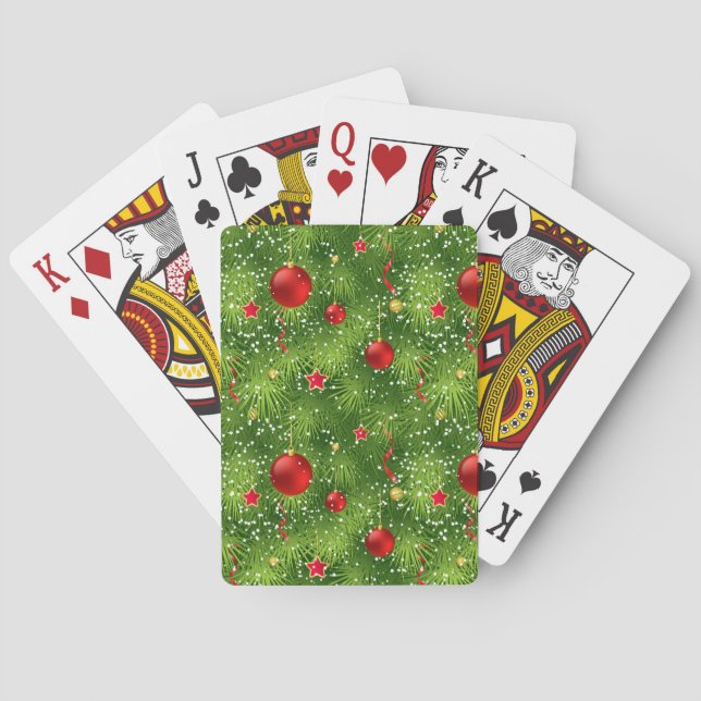 Jeu De Cartes Noël Arbre Festif Vacances Vilaines Vilaines Noël (dos)