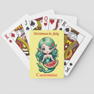 Jeu De Cartes Noël en juillet Elf Mermaid Thunder_Cove