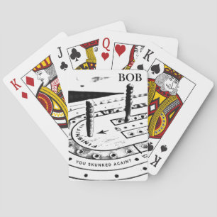 Jeu De Cartes Nom de Bob personnalisé Cribbage