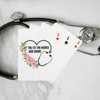 Jeu De Cartes Nom de l'infirmière étudiante-inscrite-ancienne