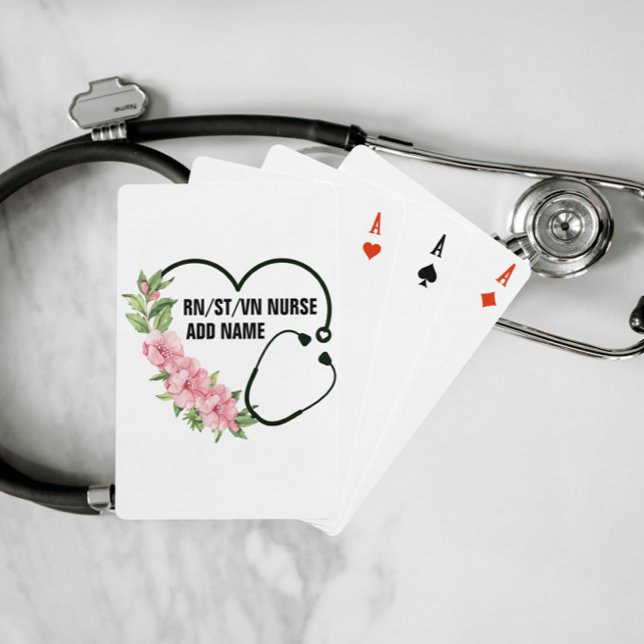 Jeu De Cartes Nom de l'infirmière étudiante-inscrite-ancienne (Créateur téléchargé)