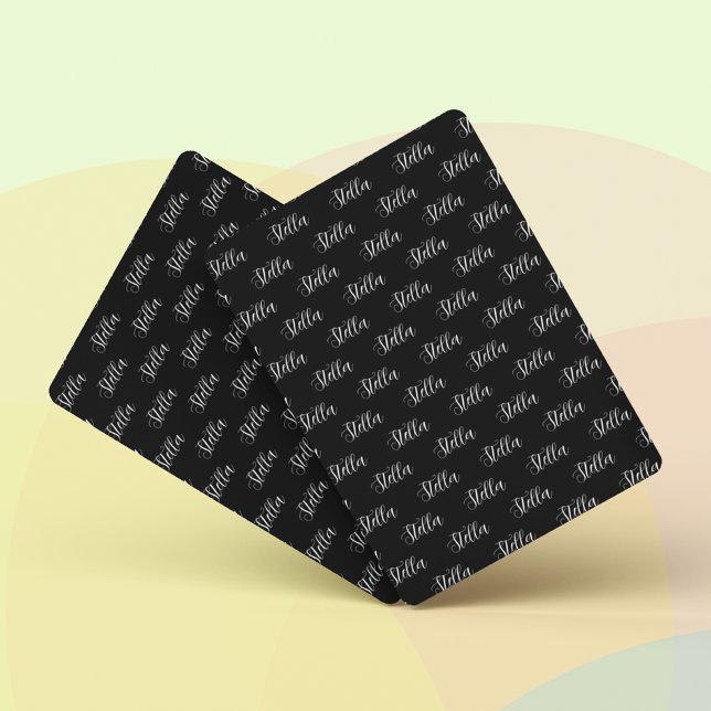 Jeu De Cartes Nom extensible Noir (Créateur téléchargé)