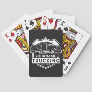 Jeu De Cartes NOM personnalisé Camions Big Rig Semi Trucker