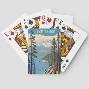 Jeu De Cartes Nom personnalisé lac Tahoe