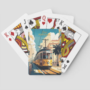 Jeu De Cartes Nom personnalisé Lisbonne Portugal