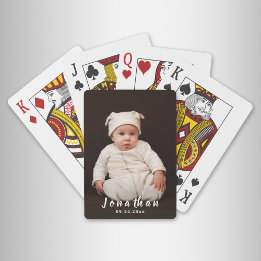 Jeu De Cartes Nom personnalisé Photo personnalisée