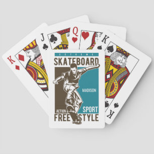 Jeu De Cartes Nom personnalisé Skate