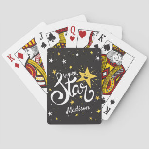 Jeu De Cartes Nom personnalisé Superstar
