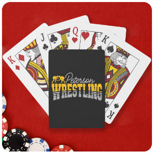 Jeu De Cartes NOM personnalisé Wrestling School Team Wrestler