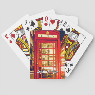 Jeu De Cartes Noms do-it-yourself sur le stand Red Phone britann