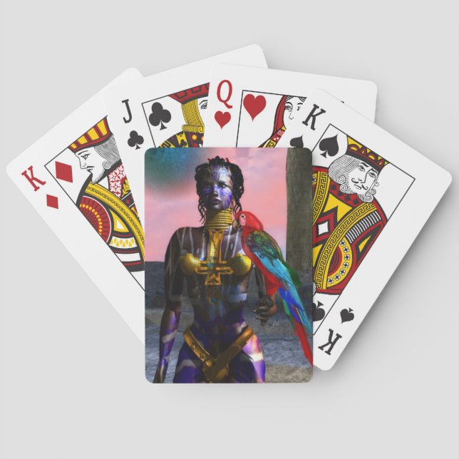 JEU DE CARTES NORA CYBER WARRIOR (dos)