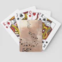 Notes musicales Abstraites