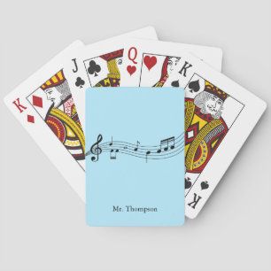 Jeu De Cartes Notes musicales Bande ou chorale Enseignant Musiqu