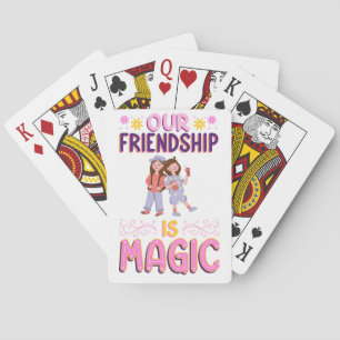 JEU DE CARTES NOTRE AMITIÉ EST MAGIQUE . AMIS . BBF