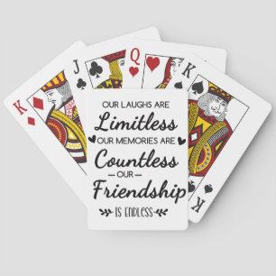 Jeu De Cartes Notre Citation d'Amitié aux Rires Illimités