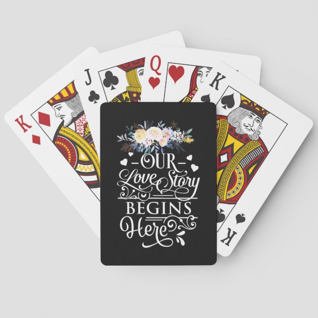 Jeu De Cartes Notre histoire d'amour commence ici (dos)