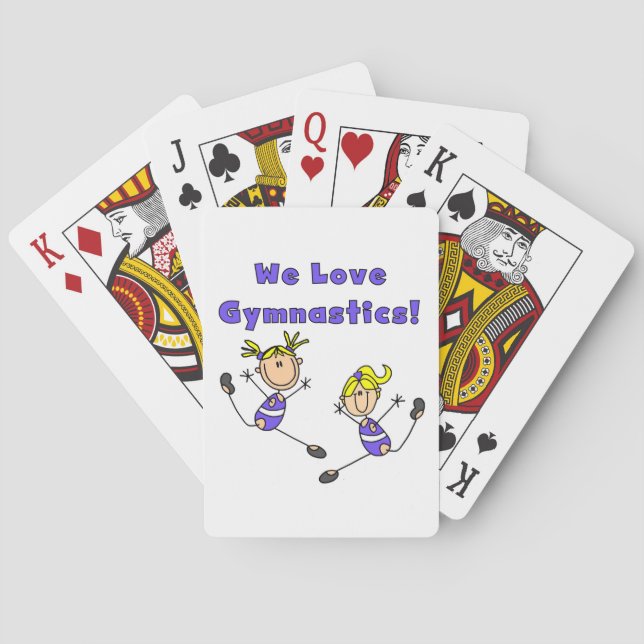Jeu De Cartes Nous aimons la gymnastique (dos)