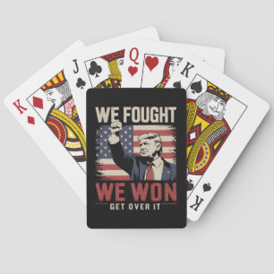 Jeu De Cartes Nous avons combattu Nous avons gagné Passez à autr