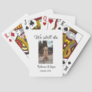 Jeu De Cartes Nous faisons toujours mariage couple animal photo