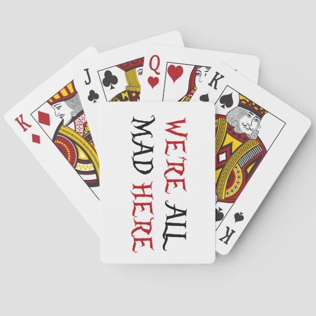 Jeu De Cartes Nous sommes tous fous ici (dos)
