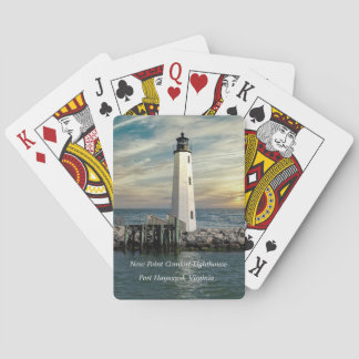 Jeu De Cartes Nouveau Point Comfort Lighthouse Sunrise