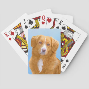 Jeu De Cartes Nouvelle-Écosse Peinture de chien pour l'essayeur 
