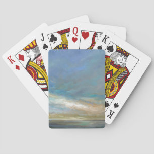 Jeu De Cartes Nuages côtiers avec océan