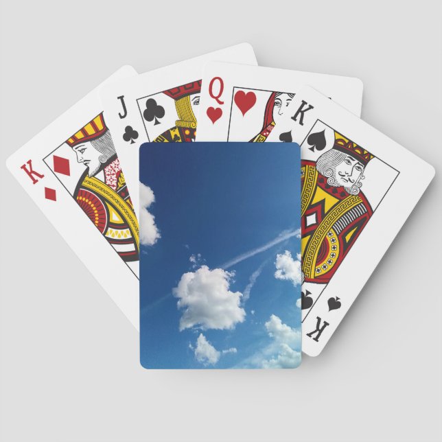 Jeu De Cartes Nuages, dans la lumière (dos)