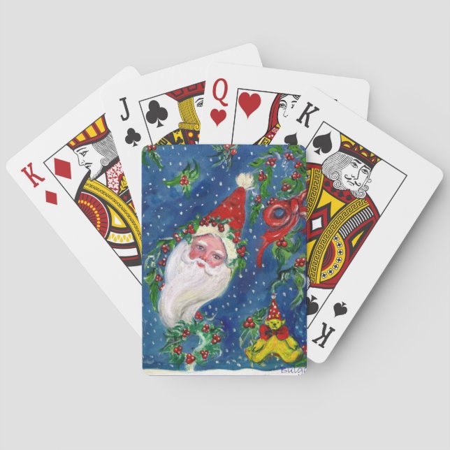 JEU DE CARTES NUIT DE NOËL / SANTA CLAUS (dos)