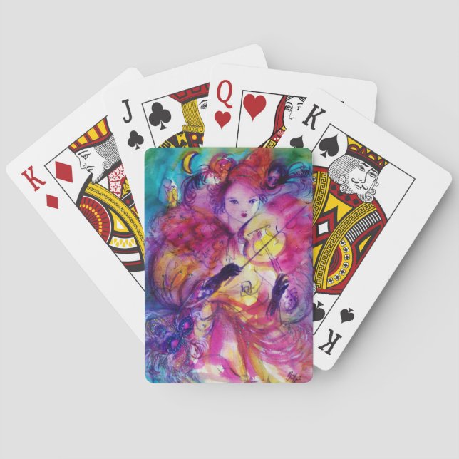 Jeu De Cartes NUIT MASQUÉRADE / Soirée Carnaval vénitien (dos)