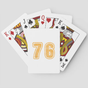 Jeu De Cartes Numéro 76 sur le devant Grand Gras 76 Équipe Group