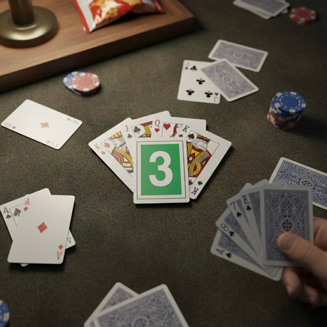 Jeu De Cartes Numéro Trois Cartes De Lecture (Créateur téléchargé)