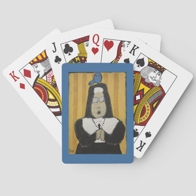 Jeu De Cartes Nun jouant aux cartes (dos)