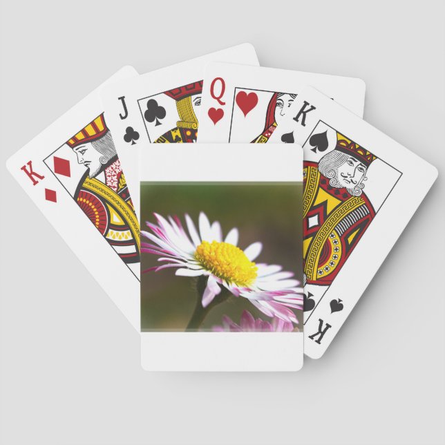 Jeu De Cartes nuptiale romantique roman de beaux pétales de (dos)