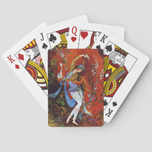 Jeu De Cartes Nymphe de danse miniature perse