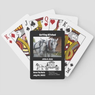 Jeu De Cartes Obtenir Hitler Horse Wagon Photo Monogramme