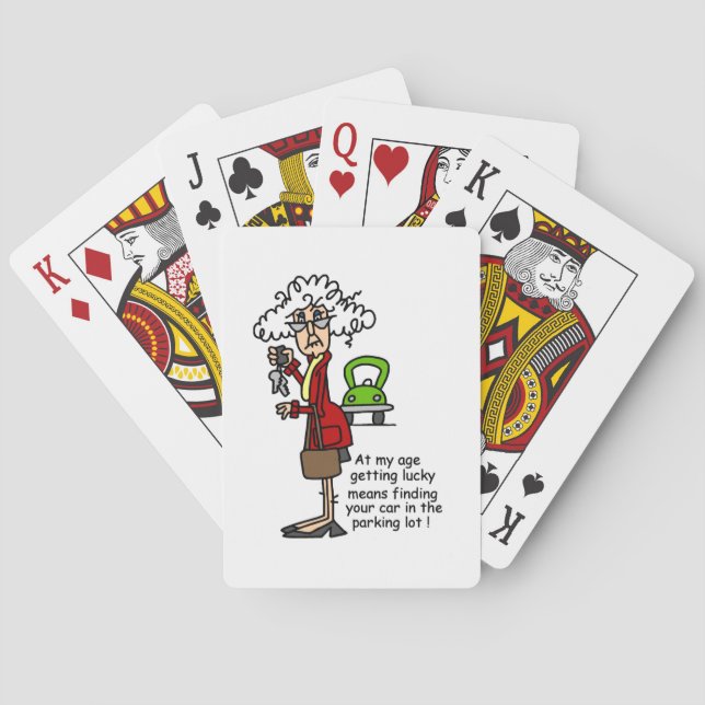 Jeu De Cartes Obtenir un Humour chanceux (dos)