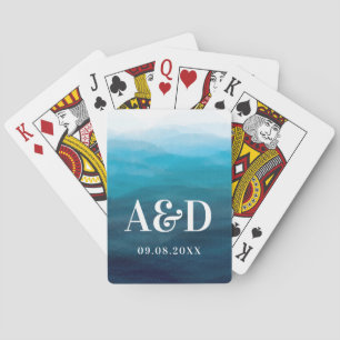 Jeu De Cartes Ocean Waves Mariage Jouer des cartes, Faveurs