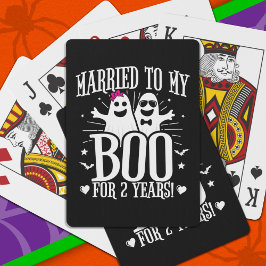 Jeu De Cartes Octobre Mariage Anniversaire Funny 2e Anniversaire
